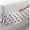 thumbnail image 2 of Fruit Bed Skirt, Simple Pattern of Hand Painted Watermelon Slices Berry, Elastic Bedskirt Dust Ruffle Wrap Around for Bedding Decor, 4 Sizes, Multicolor, by Ambesonne, 2 of 2