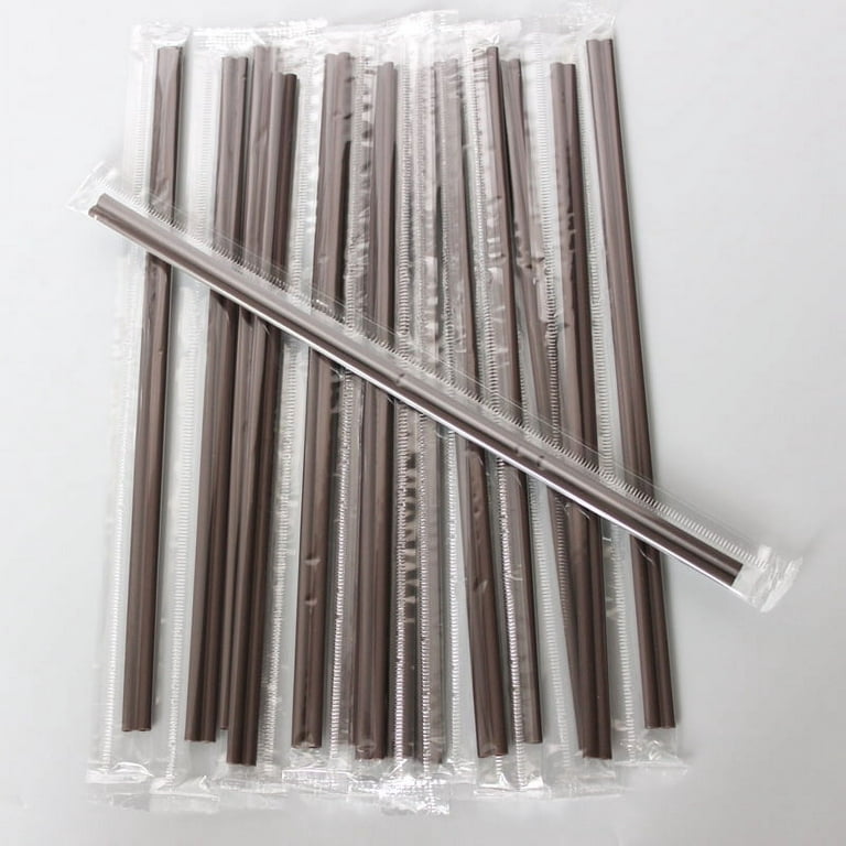 Coffee Stirrers Stick ZZLZX 200PCS 17cm/6.7 inches Individually Wrapped  Disposable Coffee Straw Stirring Rod, Disposable Plastic Health Drink  Stirrer