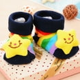 thumbnail image 2 of Baby Shoes Size M For 12 Months-24 Months Boys Socks Anti- Stereoscopic 3D Cartoon Floor Kids Sneakers Brown, 2 of 5
