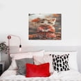 thumbnail image 4 of Lsque Adorable Kitten In Kimono Print Wall Art – Decorative Picture for Living Room, Bedroom, and Office (Horizontal), 4 of 6