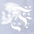 thumbnail image 2 of CafePress - Gothic Skull Initial F - Cute Infant Baby Football Bodysuit, 2 of 3