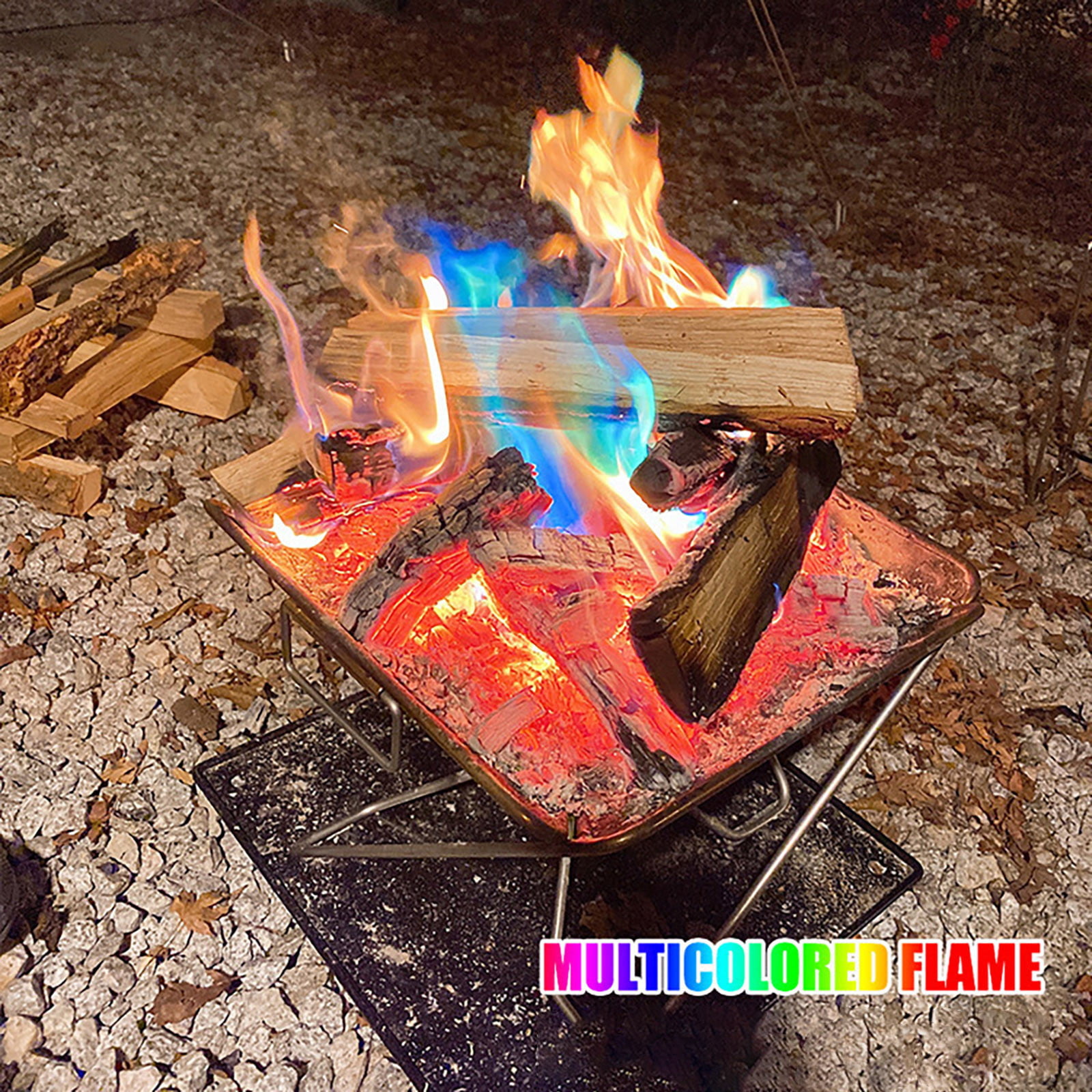  Magical Flames Fire Color Changing Packets for Campfires, Fire  Pit, Outdoor Fireplaces - Camping Essentials for Kids & Adults - 25 Pack :  Patio, Lawn & Garden