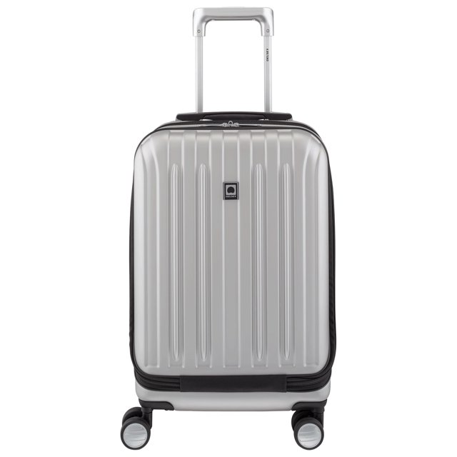 DELSEY Paris Titanium International Carry On Spinner Rolling Luggage Suitcase