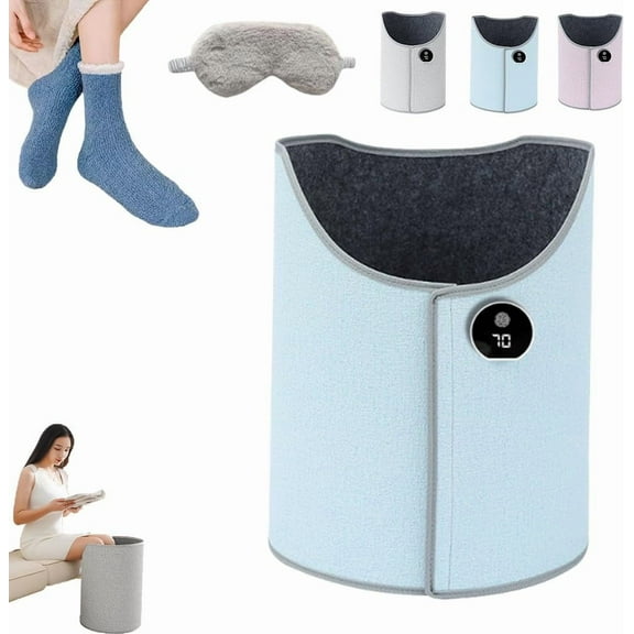 2026 New Under Desk Leg Warmer for Office,Office Legs Warmers Under Desks,Blanket Warmers,Under Desks Heater for Offices Foot Warm,Offices Portable Heater Under,Heated Floor Mat(Blue)