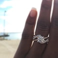 thumbnail image 5 of YYKihy Rose Gold Diamond Ring Female European American Micro Inlaid Zircon Full Diamond Ring, 5 of 9