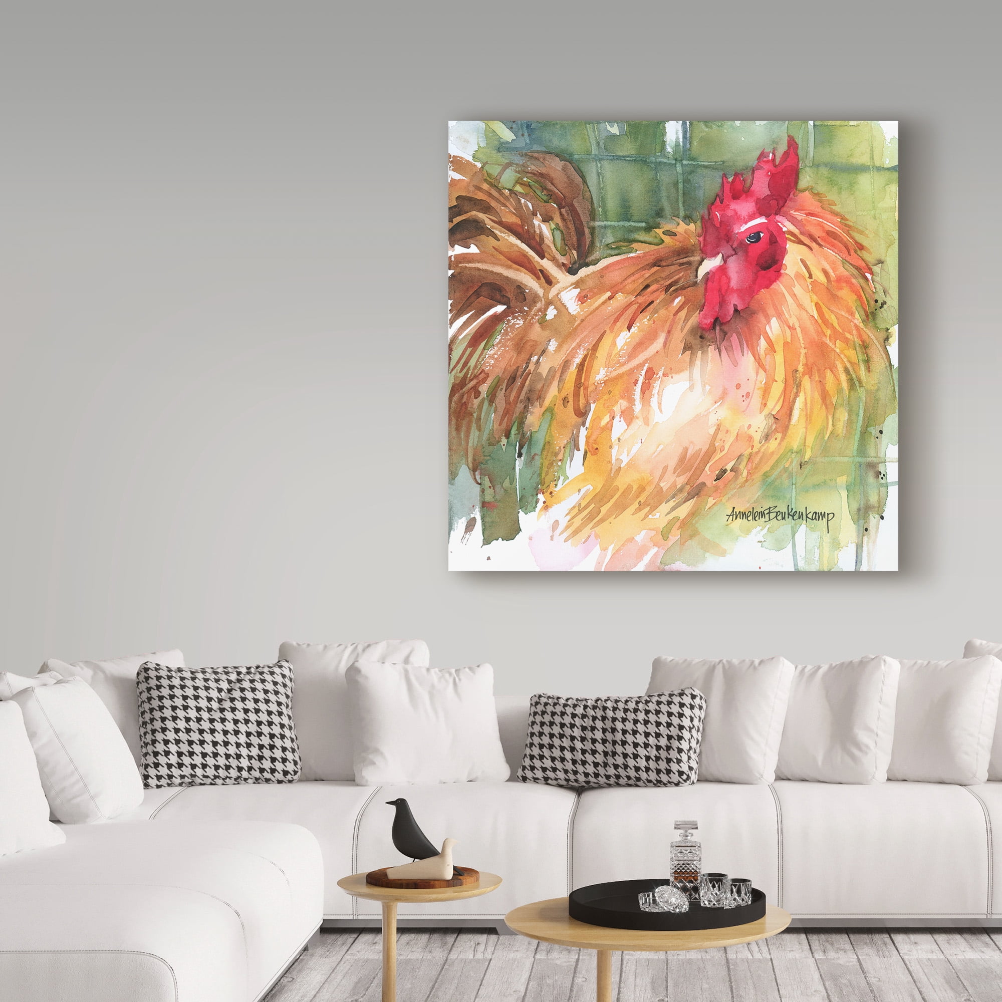 Trademark Fine Art 'Here's Looking At You' Canvas Art by Annelein Beukenkamp