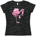 thumbnail image 3 of Inktastic Flamingo Ballerina in Tutu and Ballet Toe Shoes Women's T-Shirt, 3 of 5
