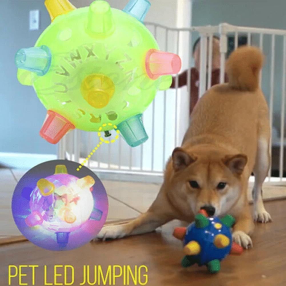 Pet Toys Jumping Activation Ball LED Jump Dance Balls new For Dog Toys gif P99C Z1W6 Walmart
