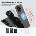 thumbnail image 5 of MyBat Magnetic Sticky Phone Suction Grip for MagSafe, Removable for Wireless Charging, Durable Magnet Silicone Portable Mount Stand for iPhone,Pink, 5 of 9