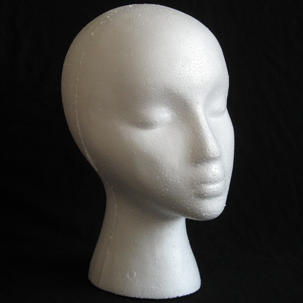 Mannequin Foam Manikin Head Model Wig Glasses Hat Display Styrofoam 1PC 