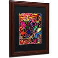thumbnail image 2 of Trademark Fine Art "Fire In The Arcade" Canvas Art by Josh Byer, Black Matte, Wood Frame, 2 of 4