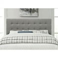 thumbnail image 5 of Queen Modern Classic Style Button-Tufted Headboard in Grey Upholstered Fabric, 5 of 5