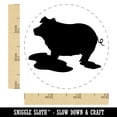 thumbnail image 2 of Pig in Mud Solid Rubber Stamp for Scrapbooking Crafting Stamping - Small 3/4 Inch, 2 of 7
