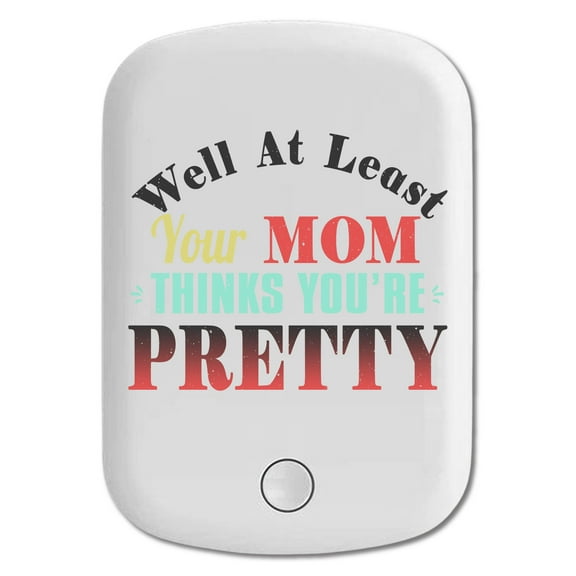 DistinctInk Magnetic Battery Pack, 5000 mAh Wireless Portable Charger with USB-C Cable, Compatible with MagSafe iPhone 14 / 13 / 12 Series - Your Mom Thinks You're Pretty