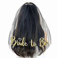 thumbnail image 1 of Wedding Hen Bride To Be Veil Bridal Er Veil Bachelorette Rat 4, 1 of 4