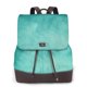 thumbnail image 1 of Fotbe Teal Turquoise1 Mochila Bolso con Estampado para Mujer, Mochila Antirrobo de Nylon Impermeable, Bolsa Ligera de Hombro, 1 of 4