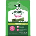 thumbnail image 2 of Greenies Natural Dental Puppy Treats Teenie Size, Chicken Flavor, 12 Oz Pack, (43 Count), 2 of 14