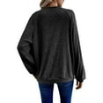 thumbnail image 4 of Bovemsi Womens Sweaters Cozy Loose Long Sleeved Top For Women In Winter Blocked Ribbed Pullover Knit Sweater Business Casual Sweaters, 4 of 4