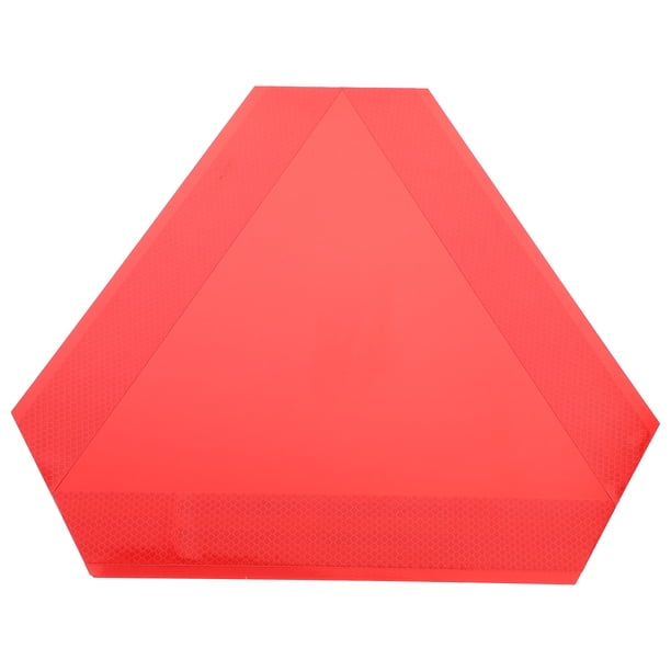 Señal de vehículo de movimiento lento Señal reflectante de movimiento lento Señal triangular de movimiento lento para seguridad