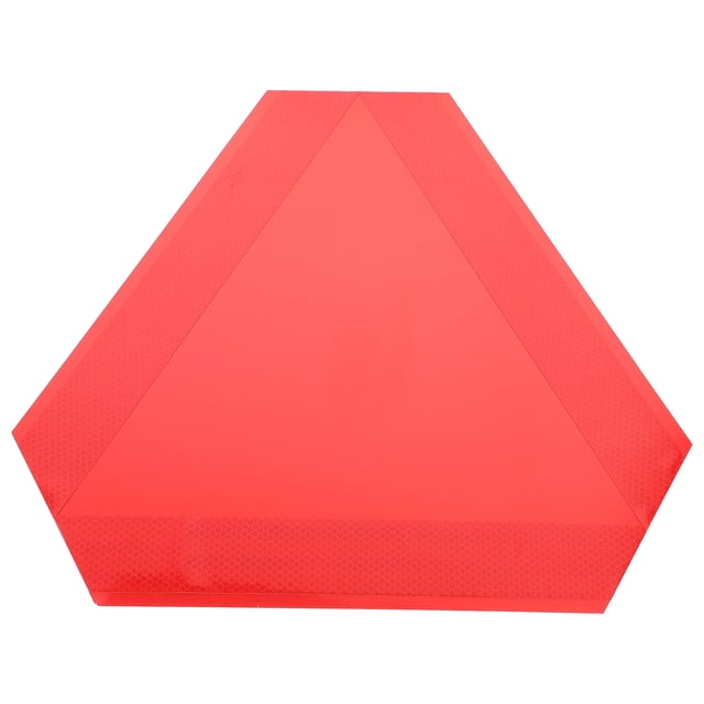 Señal de vehículo de movimiento lento Señal reflectante de movimiento lento Señal triangular de movimiento lento para seguridad