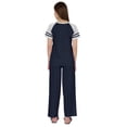 thumbnail image 4 of Inkmeso Solid Sleepwear Pajama Set For WoMen's Raglan Sleeve Nightwear Pj Loungewear Sets, 4 of 7