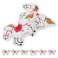 thumbnail image 3 of GOOHOCHY adorables broches de caballo de peluche: accesorios de animales para bolsos, bufandas, ropa y decoración. Material para crear broches., 3 of 8