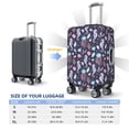 thumbnail image 4 of Pofeuu Watercolor Marine Animals Print Luggage Suitcase Cover Protector Luggage Washable Covers Aesthetic for 18/24/28/32 inch Luggage（No luggage included）-Medium, 4 of 7