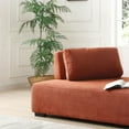 thumbnail image 3 of Aukfa Sofa Couch for Living Room, 85" Modular Sofa, 3 Seater Sofa Bed for Living Room Office, Orange, 3 of 6