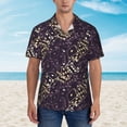 thumbnail image 2 of Rateoe Dice Pattern Men’s Hawaiian Shirt – Short Sleeve Button-Down Tropical Beach Shirt, Lightweight & Breathable Casual Aloha Shirt with Pocket,Large, 2 of 7