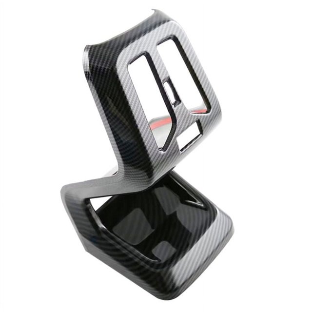 Para X1 U11 2023 2024 Cubierta de ventilación de salida de aire acondicionado trasero de automóvil Embellecedor Adhesivo Accesorios - Fibra ABS