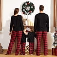 thumbnail image 3 of GRNSHTS Family Matching Christmas Pajamas Women Cotton Jammies Men Clothes Sleepwear Long Sleeve Pjs(Black-Women/XXL), 3 of 8