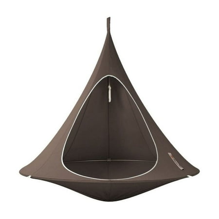 Vivere CACDT7 Sheltered Hanging Chair Polyester Cotton Blend Double Taupe