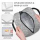 thumbnail image 3 of Balery GlitterSilver Bolsa de Almuerzo para Mujeres, Caja de Almuerzo, Bolsa de Almuerzo Pequeña Impermeable, Tote de Almuerzo Reutilizable con Gran Capacidad, 3 of 6