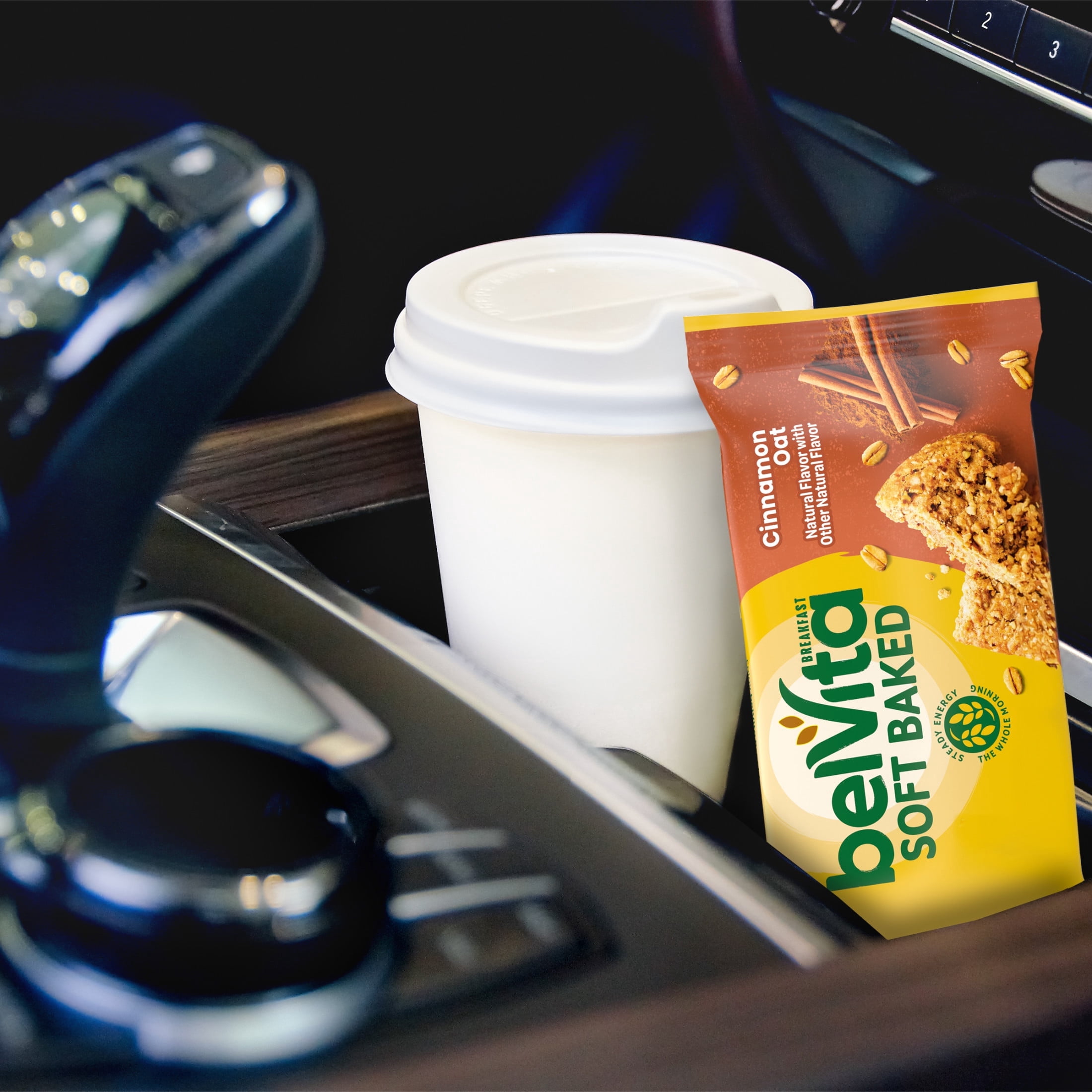 (3 pack) belVita Soft Baked Breakfast Bars, Cinnamon Oat, 5 Packs (1 Biscuit Per Pack)