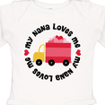 thumbnail image 4 of Inktastic My Nana Loves Me Valentine Boys or Girls Long Sleeve Baby Bodysuit, 4 of 5