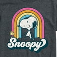 thumbnail image 3 of Peanuts - Snoopy Rainbow Clouds - Men's Short Sleeve Graphic T-Shirt, 3 of 6