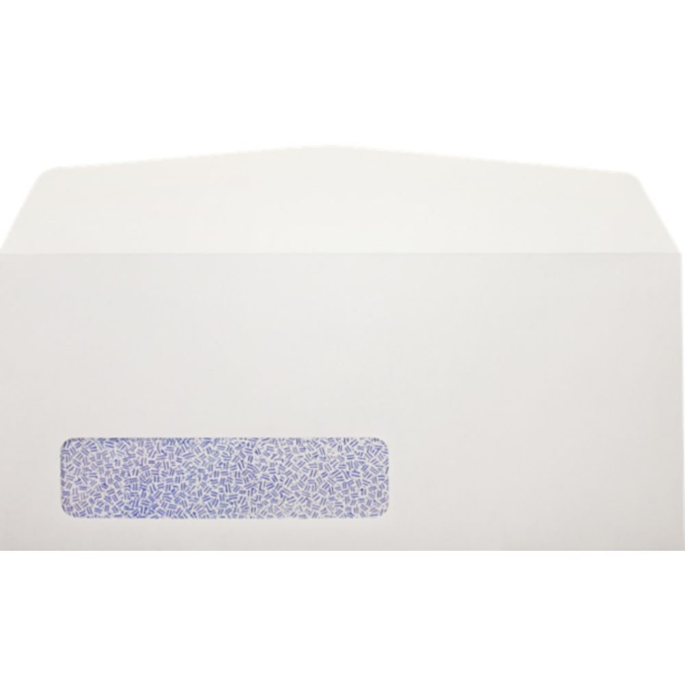 Cashier Depot No. 9 Business Envelopes with Left Window, (3 7/8 x 8 7/8