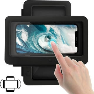Waroomhouse Mobile Phone Holder with Suction Cup Waterproof Phone Box  Bathroom Mobile Phone Box Waterproof Wall-mounted Punch-free Rotation High  Sensitivity 