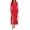 Red, variant on PRETTYGARDEN Women's Formal Maxi Floral Dresses with Slit Long Sleeve Ruffle Hem, Elegant Outfit for Wedding Guest & Cocktail Party, Bodycon Crewneck Mesh Dresses, Fall Fashion