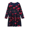 thumbnail image 4 of Tauxra Robe à Manches Longues pour Femmes, Robe Patineuse Extensible Évasée, Robe de Soirée Formelle à Col Rond et Tournoyante pour Femmes, Robe Basique Décontractée Unie à Manches Longues, 4 of 6
