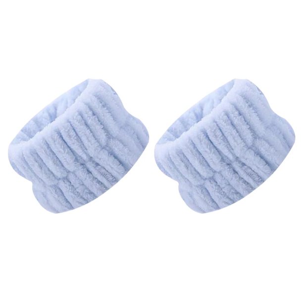 Muñequera de microfibra para mujer, banda de toalla para lavar la muñeca, Scrunchies para lavar la cara, Banda de sudor absorbente para la muñeca, diadema