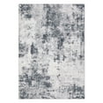 GlowSol 9' x 12' Abstract Area Rug Machine Washable Indoor Stain