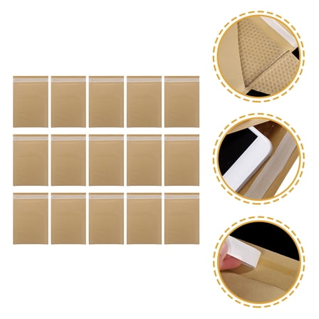 MLINS Light Brown Bubble Mailer Envelopes Self Sealing with Excellent Shockproof Effect for Storage 25 Pcs