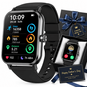 FPZMIU Smart Watch, 1.85" HD Touch Screen, 130+ Sport Modes