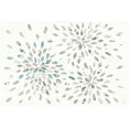 thumbnail image 2 of DeNeige, Elyse 24x17 White Modern Wood Framed Museum Art Print Titled - Fireworks I, 2 of 4