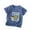Navy, variant on Loopsun Toddler Summer Tops, Boys and Girls Printed Short Sleeves Round Neck T-shirts Navy 4-5 Years