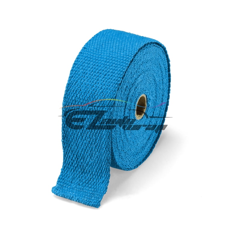 5M Black Fiberglass Exhaust Header Heat Wrap Tape For Car & Motorcycle