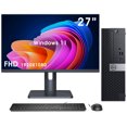 thumbnail image 1 of Ordinateur de Bureau Dell OptiPlex 7070 SFF avec Nouveau Moniteur FHD 27 Pouces Haute Performance /intel Core I5/ 512 Go M.2 NVMe Ssd/ 16 Go DDR4 Ram/ Windows 11 Pro/ Haut-Parleur RGB, Grade A, 1 of 5