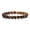 8mm, variant on Polished Natural Tiger's Eye Bead Bracelet, Multi Size Elastic Stone Bracelets for Chakra Balancing Stress Relief Men Women Spiritual Daily Wear Accessory