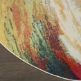 thumbnail image 4 of Nourison Celestial Abstract Wave 7'10" x ROUND Area Rug, (8 Round), 4 of 8